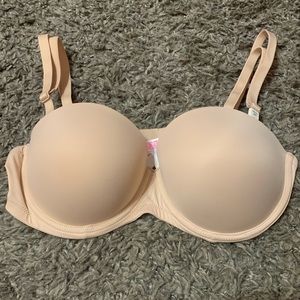 Pink Multi way push up bra